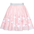 thumbnail image 2 of Sunny Fashion Girls Dress Easter Egg Hunter Bunny Skirt Rabbit Bunny Headband 6 Years, 2 of 6