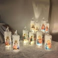 thumbnail image 2 of Baohd Lamp Decorative Prayer Candle Ornament for Desktop Church Holiday Style C, 2 of 9