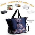 thumbnail image 4 of HotLogic 16801170-BPSL Casserole Portable Extensible Max Four XP, Paisley Bleu, 4 of 5