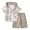 Apricot, variant on Fdqin Boys Shorts Sets 2Pcs Plaid Short Sleeve Hooded Button Shirt and Jogger Shorts Summer Outfits for Kids Blue 7-8 Years