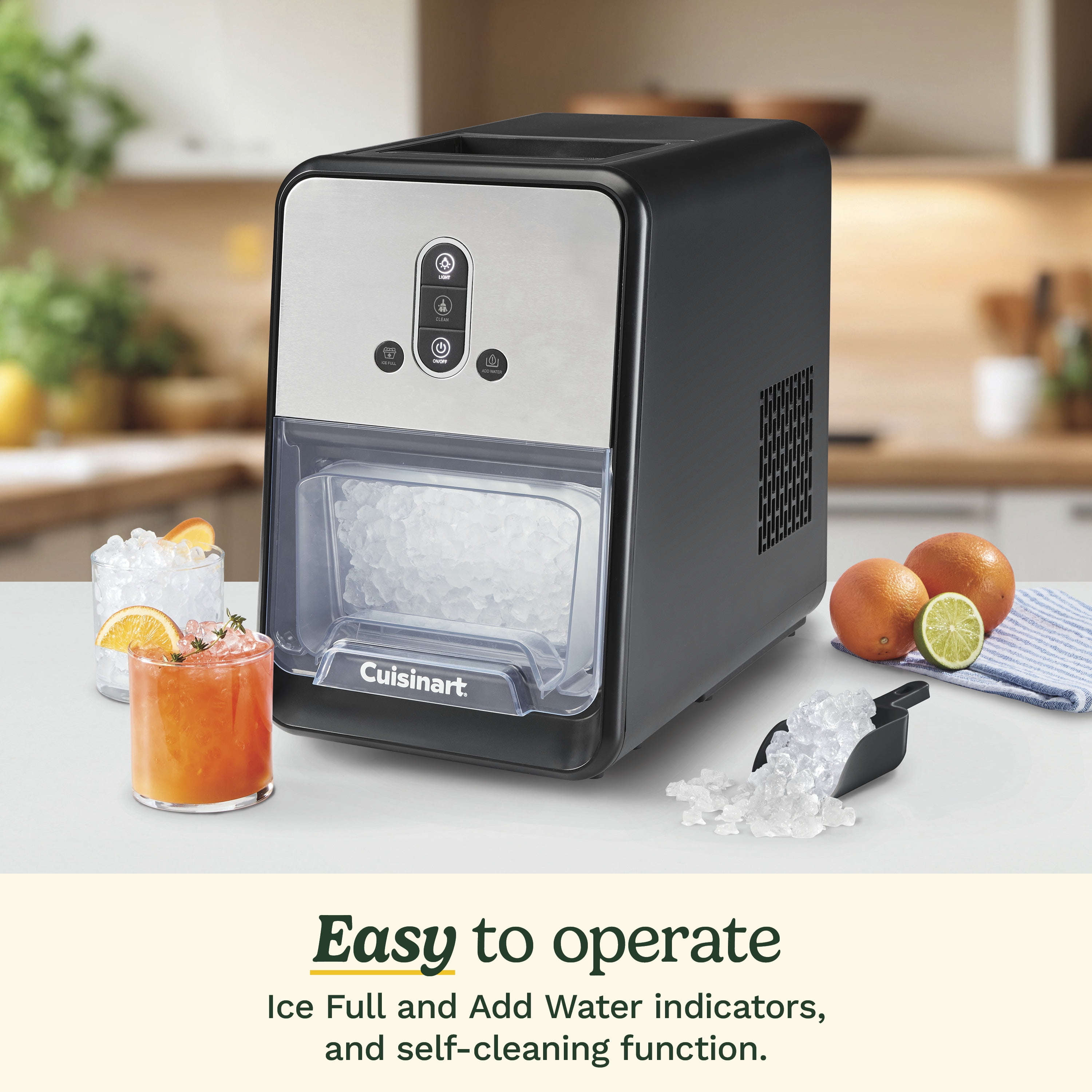 Cuisinart Nugget Ice Cube Maker, Black IMC-12SS