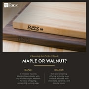 John Boos B Series Round Wood Cutting Board with Feet, 12 x 12, Maple