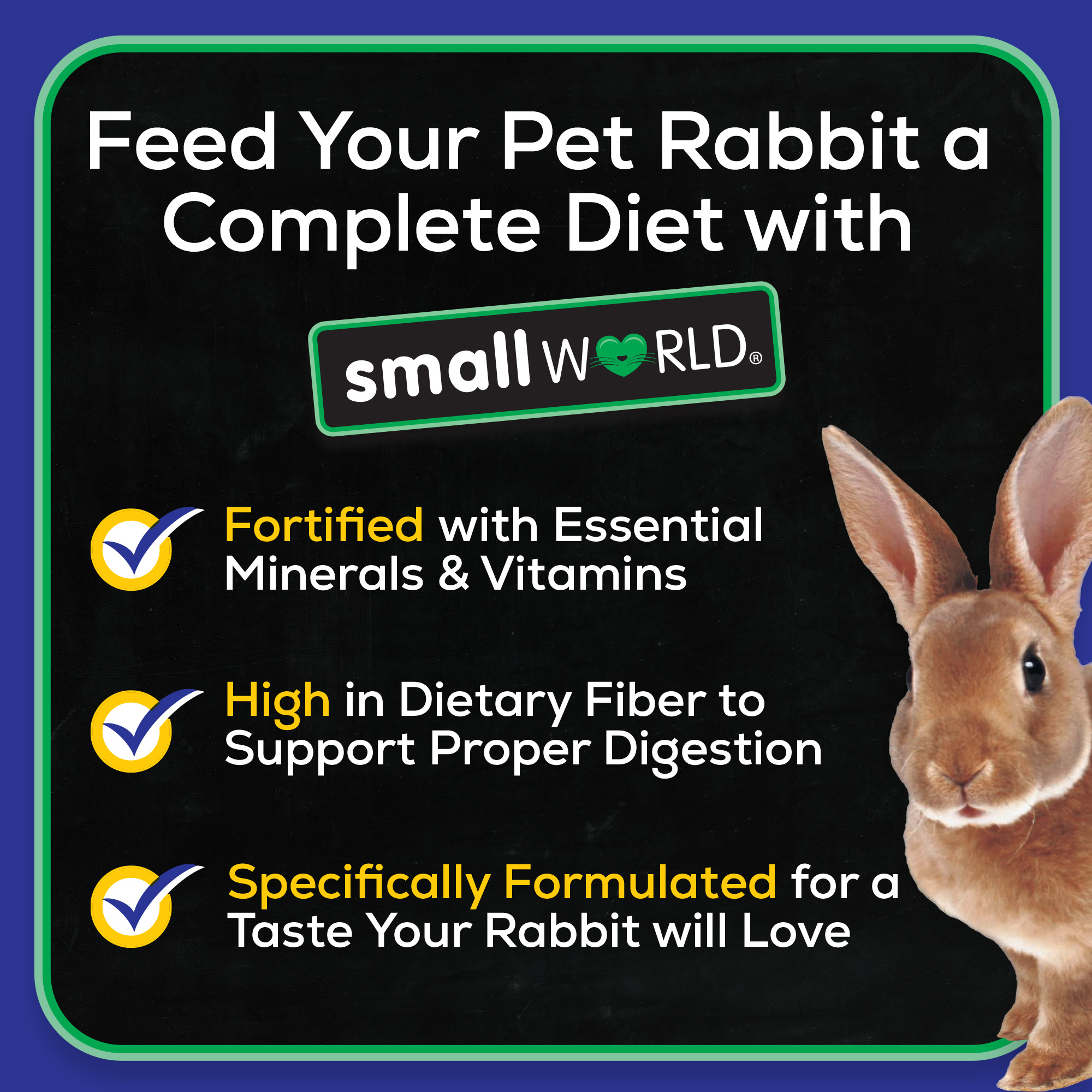Small World Complete Rabbit Food, 8 lb Bag photo 7