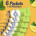 thumbnail image 6 of Crystal Light Drink Mix, 6 Pitcher Packets, for Flavorful Hydration and Shareable Refreshment, Decaf Lemon Natural Flavor Iced Tea, Made with Black Tea, 1.5 oz, 6 of 17