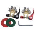 thumbnail image 1 of 1 Pair Black Red Car Battery Terminals Connector Clamp Screw Quick Disconnect Release, 1 of 5
