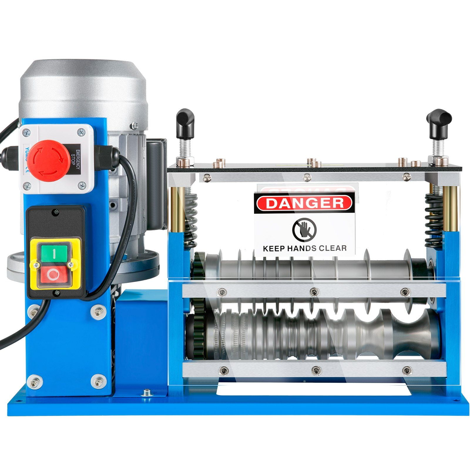 Cable Wire Stripping Machine 0.06 inch -1.5 inch,Portable Powered Wire Stripper Machine 11 Channels 10 Blades,Automatic Wire Stripping Tool 75ft/minute,for Recycling Copper Wire