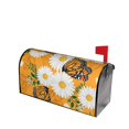 thumbnail image 2 of Balery White Floral and Butterflies Mailbox Cover - Standard Size-21x18 in, 2 of 9