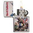 thumbnail image 3 of Zippo Iron Maiden Brushed Chrome Pocket Lighter, 3 of 6