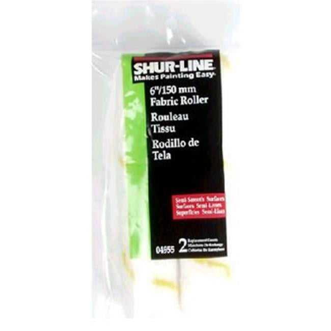 Shur-Line & E-Z Painter 142949551 6 in. Fabric Roller Refill - 2 per Pack