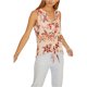 thumbnail image 1 of Blusa con botones Sanctuary Clothing de la parte delantera y lazo floral para mujer color rosa L, 1 of 1