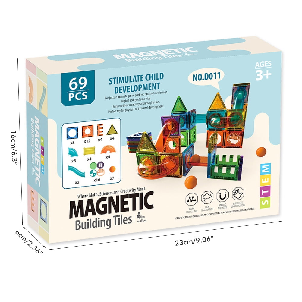Blocs Magnétiques – 120 Pièces édition Mondiale, Blocs Magnétiques Pour Enfants âgés De 3 à 4 Ans, 4 à 8 Ans, Jouets Magnétiques Pour Garçons Et Filles, Jouets Sensoriels STEM Montessori Pour