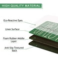 thumbnail image 5 of Christmas Kitchen Mat, Merry Christmas Green Kitchen Rugs Set of 2, Holiday Low-Profile Washable Non-Slip Floor Mats for Winter Christmas Kitchen Decor - 17x29 and 17x47 Inch, 5 of 6