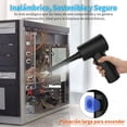 thumbnail image 3 of Aire Comprimido Electrico, Soplra de Aire Inalambrica de 51000RPM con Batería Carga Rápida de 6000mAh, Ajuste de 3 Velocidades, Pistola de Aire Comprimido para PC, Tecls, Hogar y Coche, 3 of 4