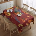 thumbnail image 2 of Rectangle Table Cover Halloween Moon Ghost Bat Tablecloth,Modern Foldable Table Covers for Picnic Party Halloween Fall Thanksgiving Christmas, 2 of 5