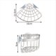 thumbnail image 5 of Soporte para Esponja para Colgar PañOs de Cocina, Estuche para 2 en 1 Triangular Que Ahorra Espacio, Organizador Esquinero para de Cocina de Acero Inoxidable, 5 of 5