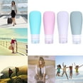 thumbnail image 7 of AMERTEER 4 PCS Silicone Travel Bottles, Leak Proof Squeezable Refillable Travel Accessories Toiletries Containers Travel Size Cosmetic Tube for Shampoo Lotion Soap Liquids, 7 of 7