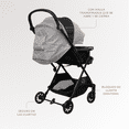 thumbnail image 4 of Carriola Para Bebé Aeiou Suiza Con Capota Amplia Light Grey, 4 of 7
