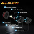 thumbnail image 2 of For Mitsubishi Galant 1999 2000 2001 2002 2003 LED Headlight Bulbs 9003 H4 High and Low Beam 2pcs, 2 of 10