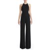 Halston Womens Alexis Jersey Cut-Out Jumpsuit