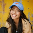 thumbnail image 4 of Dalix Salmon Nigiri Embroidered Sushi Cotton Dad Hat Baseball Cap Adjustable Womens in Light Blue, 4 of 5