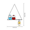thumbnail image 4 of Búho Ventana Colgando Suncatcher Vidrieras Acrílico Sun Catcher Adornos de aves JShteea Libre de BPA, 4 of 9