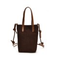 thumbnail image 1 of Bolso Tipo Cubo Hombro Mano Ante para Mujer Viajes, 1 of 7