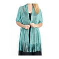 thumbnail image 1 of Sonducket Bufanda brillante de lujo, chal para sombra de protección solar, hilo fino femenino, borla de encaje hueco largo, capas de boda, Ropa, zapatos y accesorios Miscelánea Verde, 1 of 6