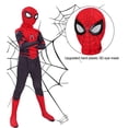 thumbnail image 1 of Máscara de tela de Spiderman para niños, Cosplay de Cotume, lejos de casa, color rojo/negro Fivean unisex, 1 of 2