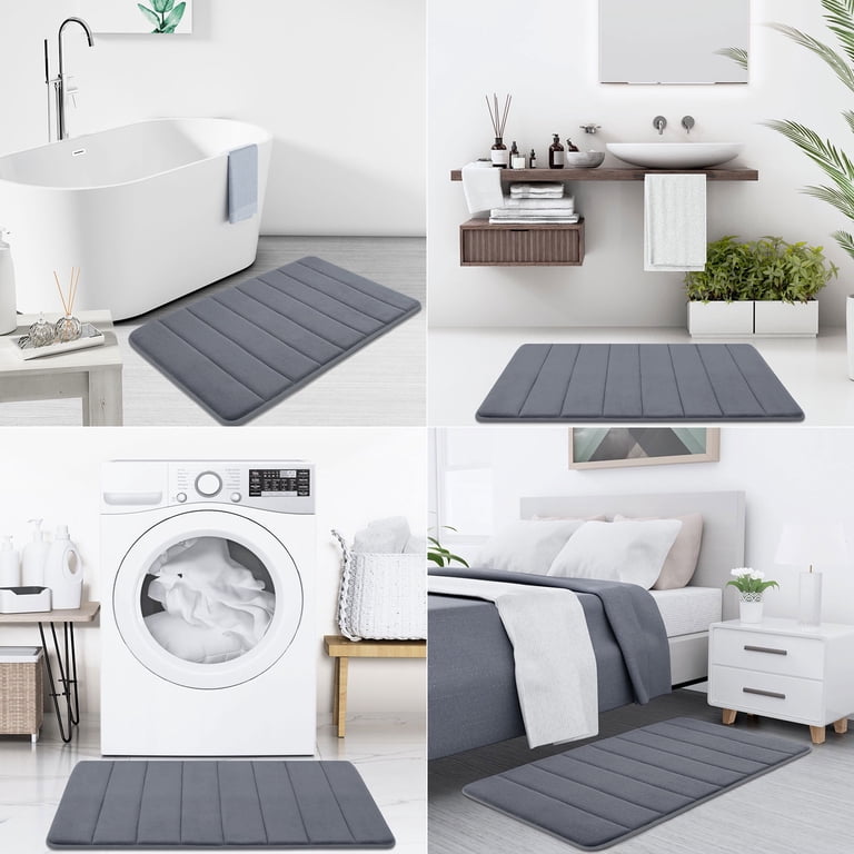 Buganda Memory Foam Bath Mat, 16" x 24" photo 8
