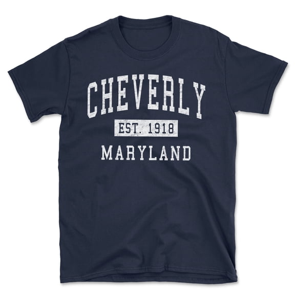 Cheverly Maryland Classic Established Men's Cotton T-Shirt
