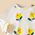 thumbnail image 7 of Wonitaaizi Baby Girl Clothes Toddler Fall Winter Outfits Girl Sweatshirt Pants Set 2Pcs Clothing Sets (12-18 Months,Yellow), 7 of 7