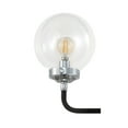 thumbnail image 5 of JONATHAN Y Caleb 22" 3-Light Contemporary Transitional Iron/Glass LED Vanity Light, Chrome/Black, 5 of 6
