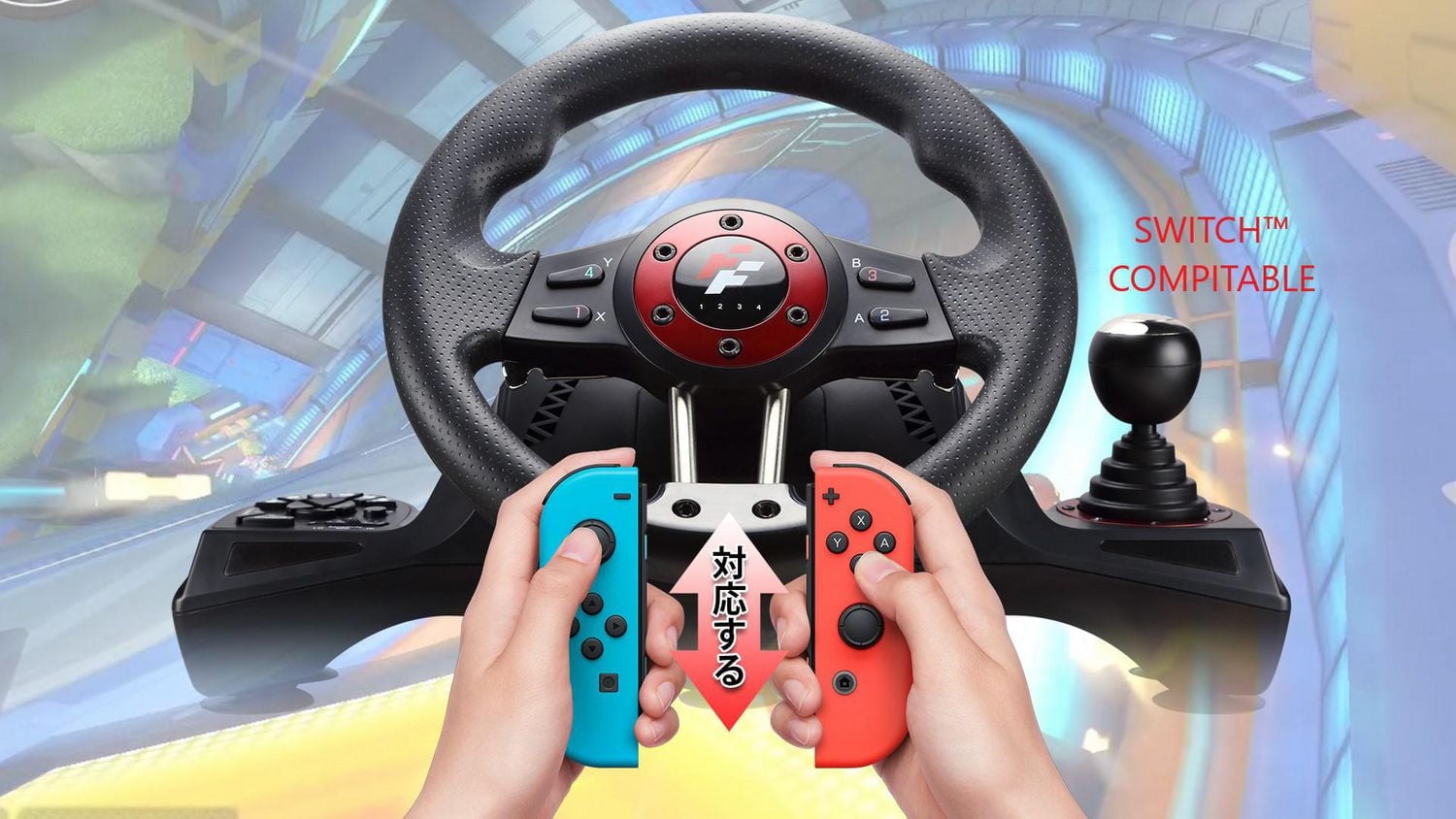 Flashfire 4-in-1 Force Racing Wheel Set - Compatible with Windows PC, PS4 & Xbox One and XBOX Series x/s.