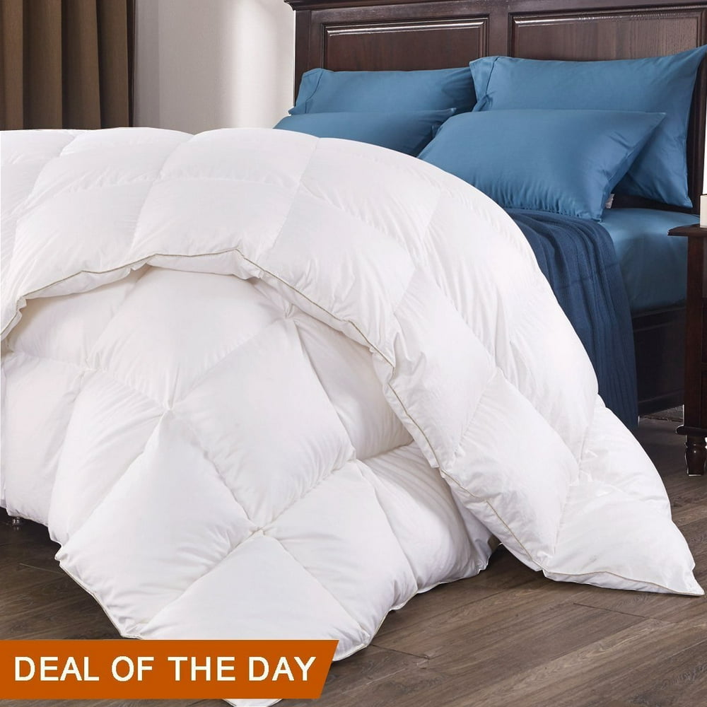 California King Down Comforter King Duvet Insert Cotton Comforter White Natural Goose Down