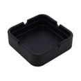 thumbnail image 2 of GUOOL Silicone Square Cendrier Résistant à la Chaleur Cendrier Chaud Noir, 2 of 9