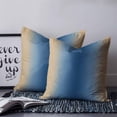 thumbnail image 2 of Navy Blue Khaki Ombre 24x24 Pillow Covers Set of 2, Modern Abstract Art Gradient Throw Pillow Covers Decorative Couch Cushion Case, Microfiber Square Pillowcases for Bedroom Car Living Room, 2 of 7
