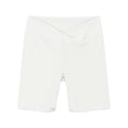 thumbnail image 3 of BLTIBY Girls Athletic Shorts Slim Cross V Elastic Waist Short Leggings Fashion Bike Dance Gymnastics Shorts White 9-10 Years, 3 of 9