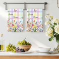 thumbnail image 3 of Colorful Easter Kitchen Towels Set of 4, Sprng Watercolor Bunny Tulip Flower Plaid Absorbent Dish Towels for Kitchen, Microfiber Hand Towel, Quick Drying Tea Towel for Cleaning Decorative Dishcloths, 3 of 7