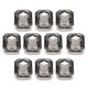thumbnail image 4 of 10 piezas coser en diamantes de imitación cristales brillantes botones decoración para manualidades DIY ropa zapatos bolsas 0,71 x 1,1 pulgadas gris rectangular, 4 of 5