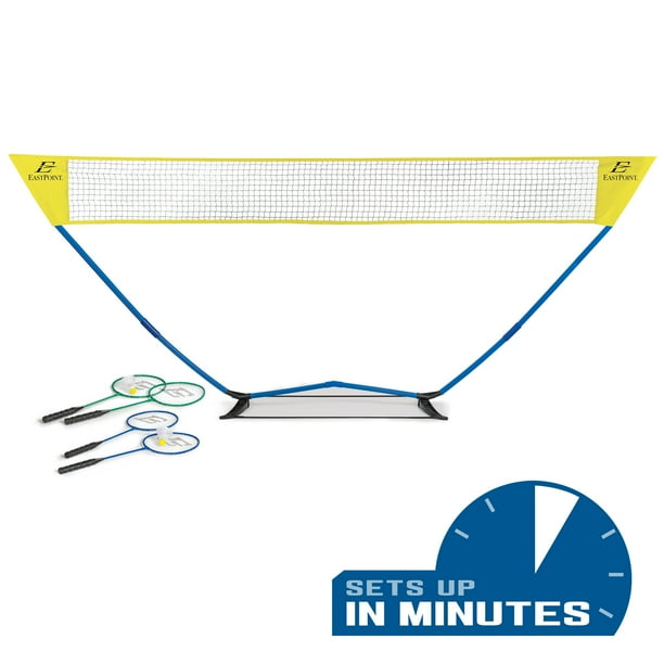 Eastpoint Sports Easy Setup Regulation Size Outdoor Badminton Game Set Walmart Com Walmart Com