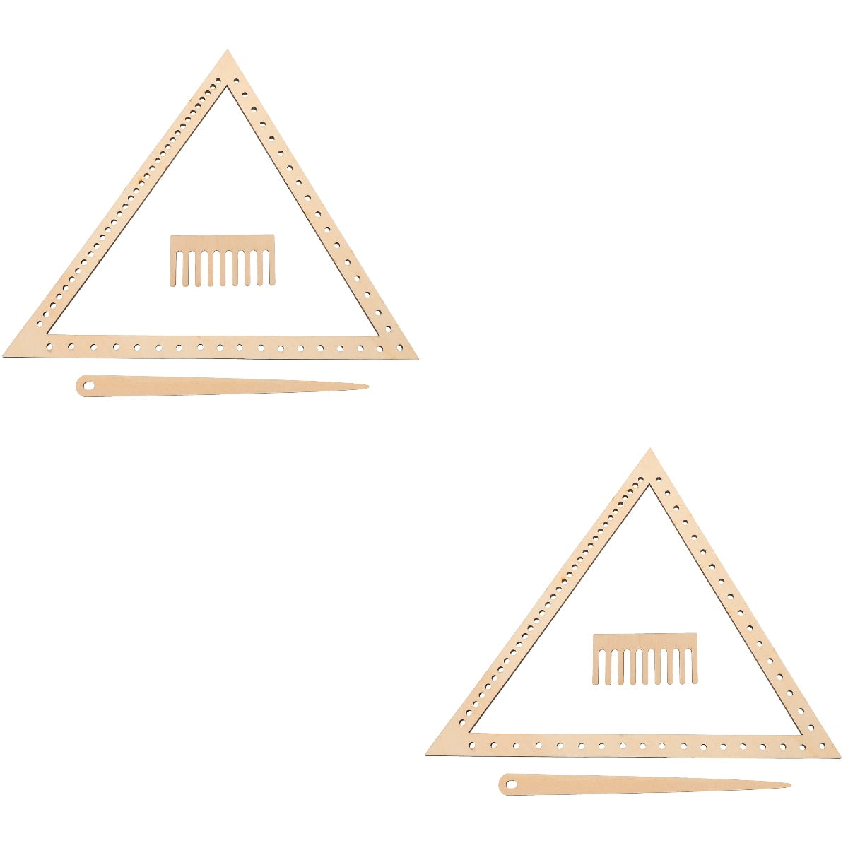 HOMEMAXS 2 Sets  Weaving Loom Crafting Weaving Triangle Weaving Handcraft Weave Board Weaving Tool