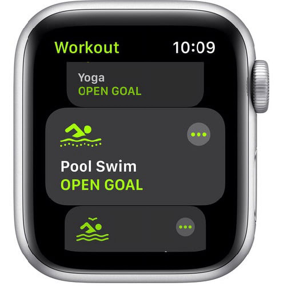 Restored Apple Watch SE (GPS, 40mm) - Silver Aluminum Case with White Sport Band (Refurbished)