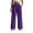Purple, variant on Ixbnca Womens Sweat Pants Comfortable Pleated Drawstring Sports Pants with Pockets Loose Elastic Waist Workout Pants