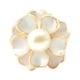 thumbnail image 1 of Qarigey Bufanda anillo chal Clip bufandas broche aleación Vintage moderno exquisito Camelia flor regalos para mujeres con perla de imitación pañuelo Accesorios de disfraces Qarigey AP004609-00, 1 of 6