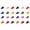 Mix, variant on 24 Pack Bulk Baseball Caps Ideal for Uniforms Giveaways or Custom (Mix)