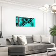 thumbnail image 3 of Hieng Gamer Canvas Wall Art for Living Room Red and Black Picture Wall Decor Gaming Ombre Office Wall Decorations Artwork Posters Geometry Square Wall Painting（Only canvas）, 3 of 6