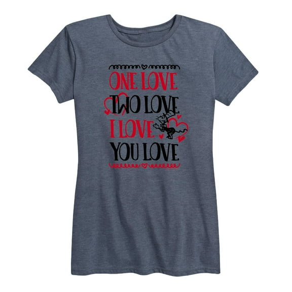 Dr. Seuss - Valentine's Day with Cat In The Hat - Women's Short Sleeve Graphic T-Shirt