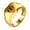Gold Black 111, variant on Angel Number Rings for Women Heart Lucky 111 222 333 444 555 666 777 888 999 Stainless Steel Gifts for her Simple Cute Black Silver Gold Plated Jewelry Black 111 Size 10