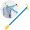 thumbnail image 3 of Calzador 2 en un y para vestirse, levantador de calcetines para , para , calzador de plástico para hombres, mujeres, Colcomx Ayuda para vestir calzador, 3 of 8