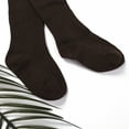 thumbnail image 4 of Faithtur Girls Knit Tights Thread Crochet Pantyhose Warm Ribbed Stockings, 4 of 7